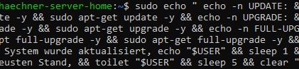 Update Skript in Linux