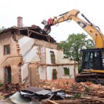 demolition, collapse, broken